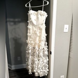 Anthropologies Little White Wedding Dress